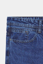 Men Loose Fit Mid Blue Pant